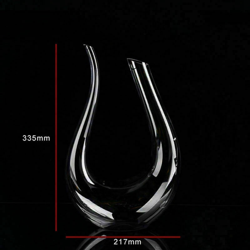 Elevate Your Wine Experience with the Crystal U-Shaped Wine Decanter! 🍷✨